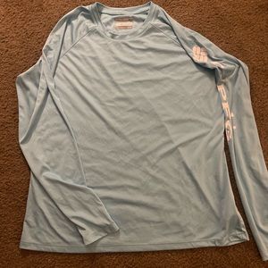 Columbia PFG long sleeve shirt with hood, one long sleeve pfg shirt